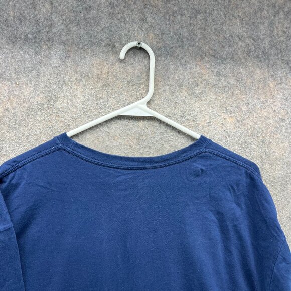 Notre Dame Irish Shirt Mens 2XL Navy Blue Football #1 Graphic Adidas The Go-To - Picture 8 of 10